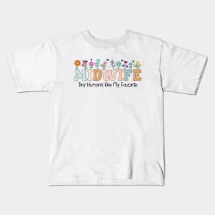 Funny Midwife Doula Midwifery Midwife Childbirth Appreciation Kids T-Shirt